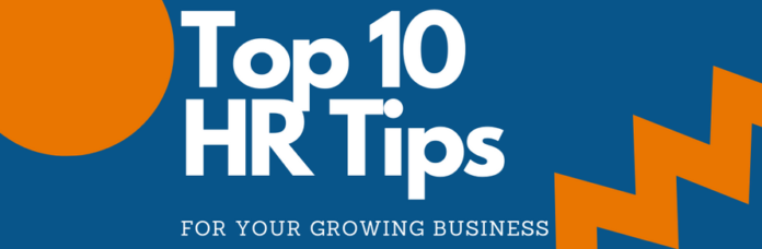 top 10 HR Tips for Small Business